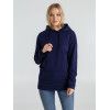 Толстовка с капюшоном унисекс Hoodie, темно-синяя