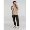 Толстовка с капюшоном унисекс Hoodie, бежевая