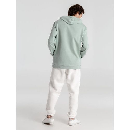Толстовка с капюшоном унисекс Hoodie, серо-зеленая