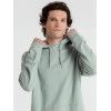 Толстовка с капюшоном унисекс Hoodie, серо-зеленая