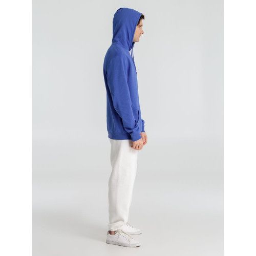 Толстовка с капюшоном унисекс Hoodie, ярко-синий меланж