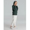 Толстовка с капюшоном унисекс Hoodie, темно-зеленый меланж