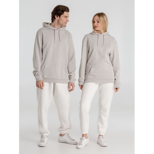 Толстовка с капюшоном унисекс Hoodie, дымчато-серая
