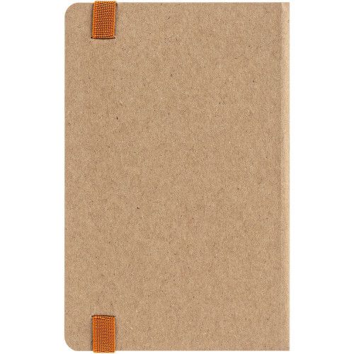 Ежедневник Eco Write Mini, недатированный, с оранжевой резинкой