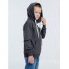 Толстовка с капюшоном детская Kirenga Kids, темно-серая (графит)