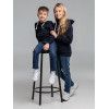 Толстовка с капюшоном детская Kirenga Kids, темно-синяя