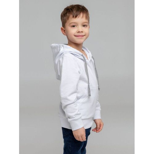 Толстовка с капюшоном детская Kirenga Kids, белая