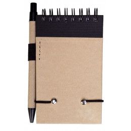 Блокнот на кольцах Eco Note с ручкой