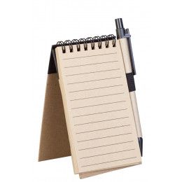Блокнот на кольцах Eco Note с ручкой