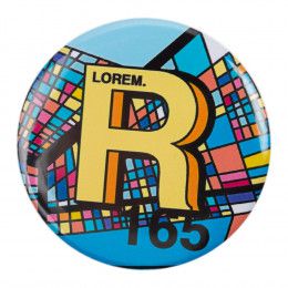 Значок закатной Pinback Print