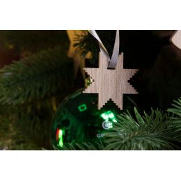 Елочная мини-подвеска «Снежинка»