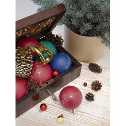 Елочный шар Stars с лентой