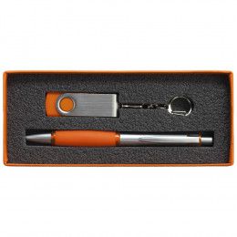 Коробка Notes с ложементом для ручки и флешки