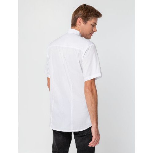 Рубашка мужская с коротким рукавом Collar, белая