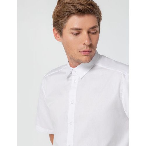 Рубашка мужская с коротким рукавом Collar, белая