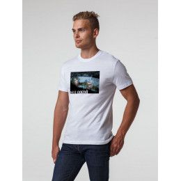 Футболка «Кофе с собой» белая