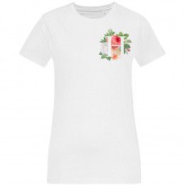 Футболка женская «Цветочная азбука: Н»