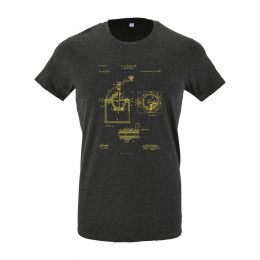 Футболка приталенная Old Patents. Coffee Mill