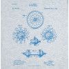 Футболка приталенная Old Patents. Wheel, голубой меланж