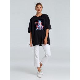 Футболка оверсайз «Дама с горностаем»