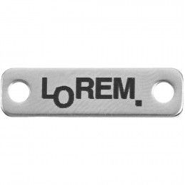 Шильдик металлический Alfa Liten