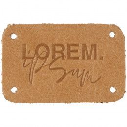 Лейбл кожаный Beta