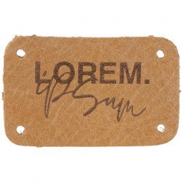 Лейбл кожаный Beta