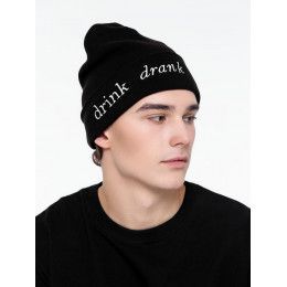 Шапка с вышивкой Drunk