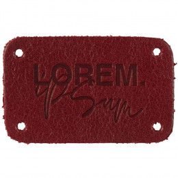 Лейбл кожаный Beta