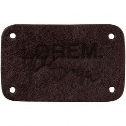 Лейбл кожаный Beta