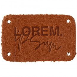 Лейбл кожаный Beta