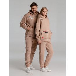 Худи оверсайз с термонаклейками Lucky Strike