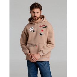 Худи оверсайз с термонаклейками Lucky Strike