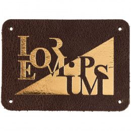 Лейбл кожаный Beta