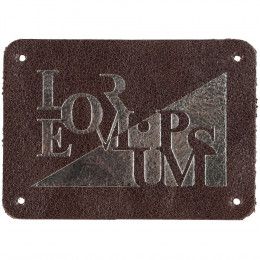 Лейбл кожаный Beta