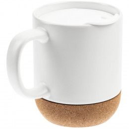 Кружка с пробковой подставкой Corky Walk для сублимационной печати