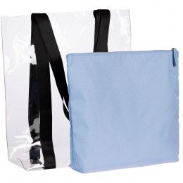 Шопер Clarity с голубым органайзером