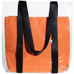 Шопер Clarity с оранжевым органайзером