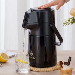 Термос с помпой Jiayi