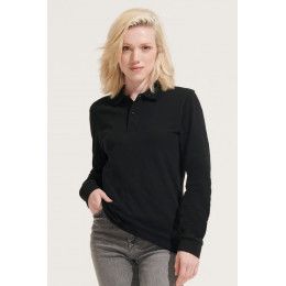 Рубашка поло унисекс с длинным рукавом Planet LSL