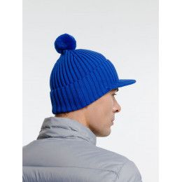 Вязаная шапка с козырьком Peaky