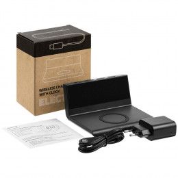 Станция беспроводной зарядки с часами Electron