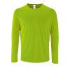 Футболка с длинным рукавом Sporty LSL Men, неоново-зеленая