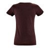 Футболка женская Regent Fit Women, бордовый меланж