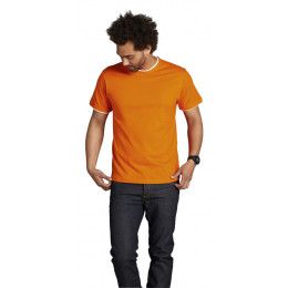 Футболка мужская с контрастной отделкой Madison 170