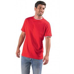 Футболка мужская с контрастной отделкой Madison 170