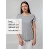 Футболка женская T-bolka Stretch Lady, серый меланж