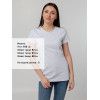 Футболка женская T-bolka Stretch Lady, белая