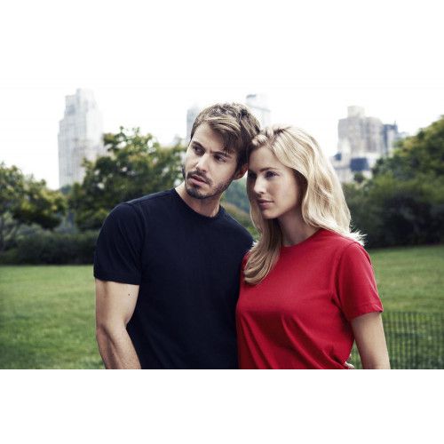 Футболка женская Ladies American T, серый меланж