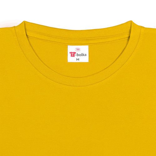 Футболка унисекс T-Bolka 180, желтая